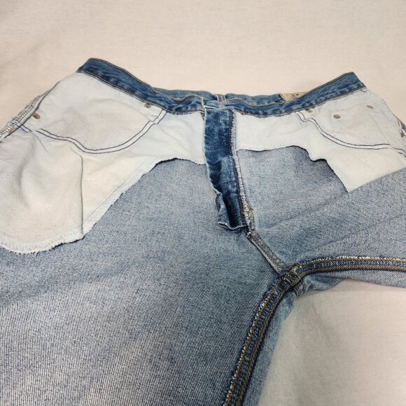 BUGLE BOY 750 Vintage Unisex Baggy Tapered Easy Fit Size 38W 32 IN Exc. Condit. - Picture 8 of 16